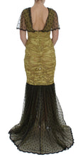 Load image into Gallery viewer, Dolce &amp; Gabbana Yellow Floral Lace Sheath Dress
