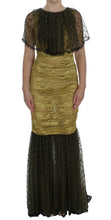 Load image into Gallery viewer, Dolce &amp; Gabbana Yellow Floral Lace Sheath Dress
