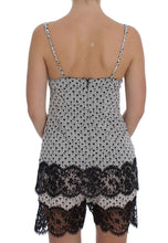 Load image into Gallery viewer, Dolce &amp; Gabbana Black Silk Lace Babydoll Lingerie Top
