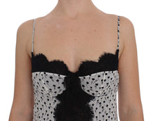 Load image into Gallery viewer, Dolce &amp; Gabbana Black Silk Lace Babydoll Lingerie Top
