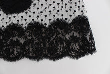 Load image into Gallery viewer, Dolce &amp; Gabbana Black Silk Lace Babydoll Lingerie Top
