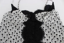 Load image into Gallery viewer, Dolce &amp; Gabbana Black Silk Lace Babydoll Lingerie Top
