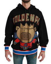 Load image into Gallery viewer, Dolce &amp; Gabbana Black Sweater Pig of the Year Hooded
