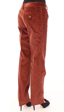 Load image into Gallery viewer, Dolce &amp; Gabbana Brown Corduroys Straight Logo Casual Pants
