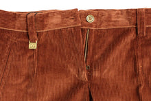 Load image into Gallery viewer, Dolce &amp; Gabbana Brown Corduroys Straight Logo Casual Pants

