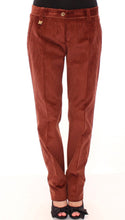 Load image into Gallery viewer, Dolce &amp; Gabbana Brown Corduroys Straight Logo Casual Pants
