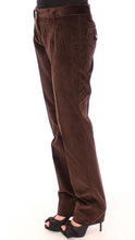 Load image into Gallery viewer, Dolce &amp; Gabbana Brown Corduroys Straight Logo Casual Pants
