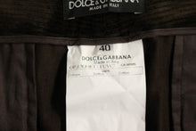 Load image into Gallery viewer, Dolce &amp; Gabbana Brown Corduroys Straight Logo Casual Pants
