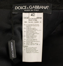 Load image into Gallery viewer, Dolce &amp; Gabbana Black Crystal Embellished Masterpiece Skirt
