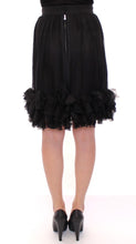 Load image into Gallery viewer, Dolce &amp; Gabbana Elegant Silk Black Skirt for Evenings
