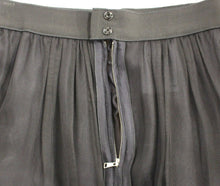 Load image into Gallery viewer, Dolce &amp; Gabbana Elegant Silk Black Skirt for Evenings
