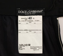 Load image into Gallery viewer, Dolce &amp; Gabbana Elegant Silk Black Skirt for Evenings
