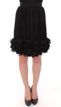 Load image into Gallery viewer, Dolce &amp; Gabbana Elegant Silk Black Skirt for Evenings
