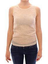 Load image into Gallery viewer, Dolce &amp; Gabbana Elegant Beige Tank Top Blouse
