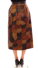 Load image into Gallery viewer, Dolce &amp; Gabbana Elegant Leather Patchwork Skirt
