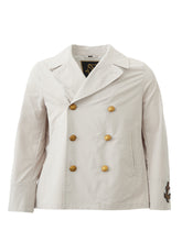 Load image into Gallery viewer, Sealup Chic Beige Honeycomb Peacoat Jacket
