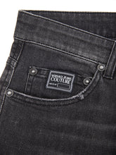 Load image into Gallery viewer, Versace Jeans Sleek Black Washed Denim Slim Fit Pants
