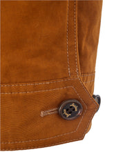 Load image into Gallery viewer, Sealup Elegant Tobacco Bomber Jacket in Eco Leather
