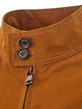 Load image into Gallery viewer, Sealup Elegant Tobacco Bomber Jacket in Eco Leather
