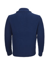 Load image into Gallery viewer, Gran Sasso Elegant Wool Blu Zip Sweater
