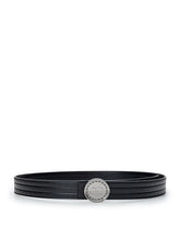 Load image into Gallery viewer, Dior Chic Black Leather Designer Belt with Logo Buckle
