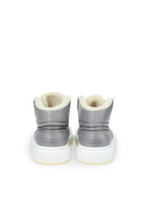 Load image into Gallery viewer, MM6 Maison Margiela Elevated Grey High-Top Fur-Lined Sneakers
