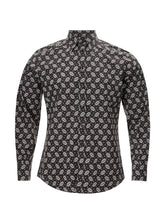 Load image into Gallery viewer, Dolce &amp; Gabbana Chic Black Floral Cotton Shirt
