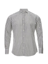 Load image into Gallery viewer, Dolce &amp; Gabbana Elegant Monochrome Striped Button-up Shirt
