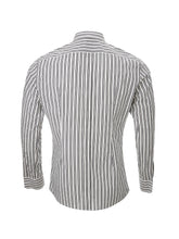 Load image into Gallery viewer, Dolce &amp; Gabbana Elegant Monochrome Striped Button-up Shirt
