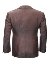 Load image into Gallery viewer, Tom Ford Elegant Bronze Silk Smoking Jacket

