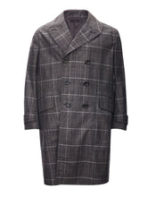 Load image into Gallery viewer, Tom Ford Elegant Grey Checked Mid-Length Trench
