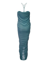 Load image into Gallery viewer, Bottega Veneta Elegant Asymmetric Green Viscose Dress
