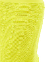 Load image into Gallery viewer, Bottega Veneta Radiant Yellow Fringed Pencil Skirt
