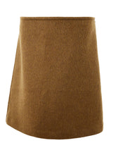 Load image into Gallery viewer, Bottega Veneta Elegant Coconut Brown Pencil Skirt
