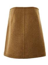 Load image into Gallery viewer, Bottega Veneta Elegant Coconut Brown Pencil Skirt
