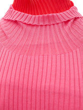 Load image into Gallery viewer, Bottega Veneta Elegant Bicolor Fringed Pencil Dress
