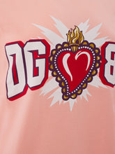 Load image into Gallery viewer, Dolce &amp; Gabbana Elegant Pink Cotton Tee with Logo Print
