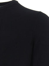 Load image into Gallery viewer, Colombo Elegant Black Round Neck Cashmere Sweater
