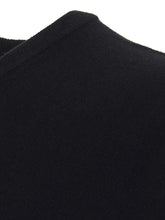 Load image into Gallery viewer, Colombo Elegant Black V-Neark Cashmere Sweater
