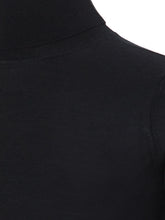Load image into Gallery viewer, Colombo Elegant Black Cashmere Silk Blend Sweater
