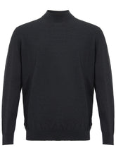 Load image into Gallery viewer, Colombo Elegant Dark Grey Cashmere Silk Sweater
