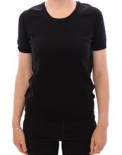 Load image into Gallery viewer, Dolce &amp; Gabbana Black crewneck cotton t-shirt
