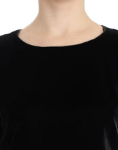 Load image into Gallery viewer, Dolce &amp; Gabbana Black velvet shortsleeved blouse
