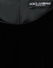 Load image into Gallery viewer, Dolce &amp; Gabbana Black velvet shortsleeved blouse
