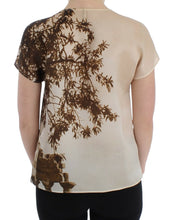 Load image into Gallery viewer, Dolce &amp; Gabbana Brown Taormina silk blouse
