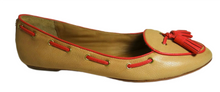 Load image into Gallery viewer, COACH Manika Soft Tan Leather Flat Shoes
