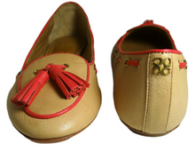 Load image into Gallery viewer, COACH Manika Soft Tan Leather Flat Shoes
