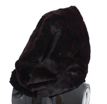 Load image into Gallery viewer, Dolce &amp; Gabbana Exclusive Purple Weasel Fur Hooded Scarf
