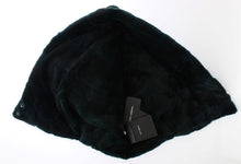 Load image into Gallery viewer, Dolce &amp; Gabbana Exclusive Green Weasel Fur Hooded Scarf
