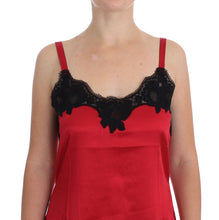 Load image into Gallery viewer, Dolce &amp; Gabbana Red Silk Lace Chemise Dress
